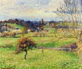 エラニーの野原 1885年 カミーユ・ピサロ 風景